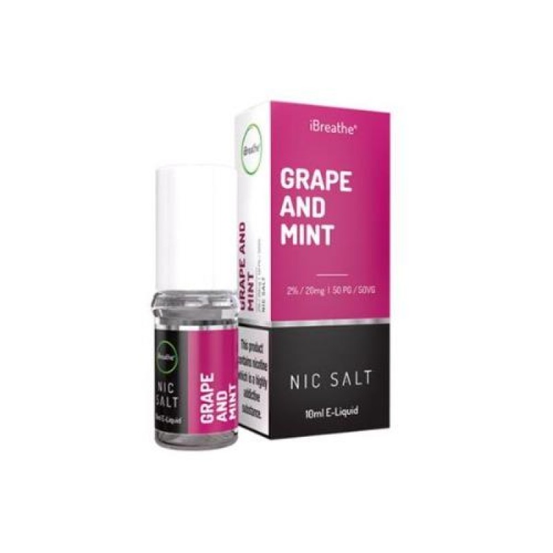 Grape & Mint iBreathe 20mg Nic Salts