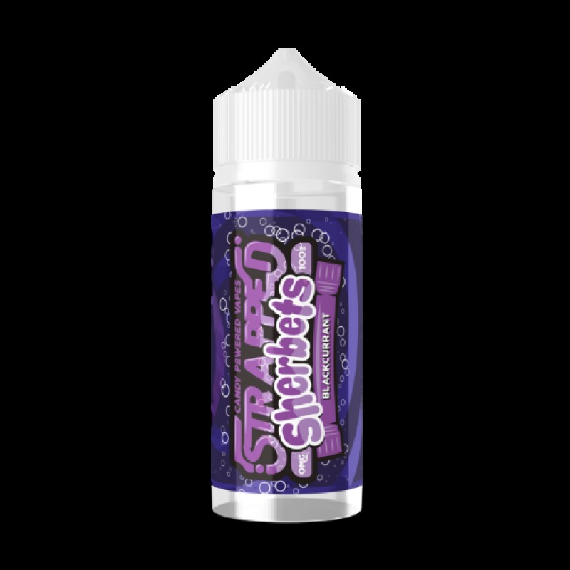 Strapped Sherbets 100ml - Blackcurrant