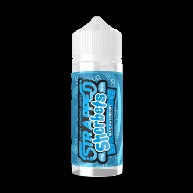 Strapped Sherbets 100ml - Blue Raspberry