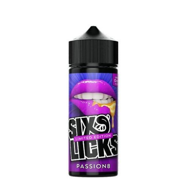 Passion8 Limited Edition By Six Licks 100ml E-Liqu...