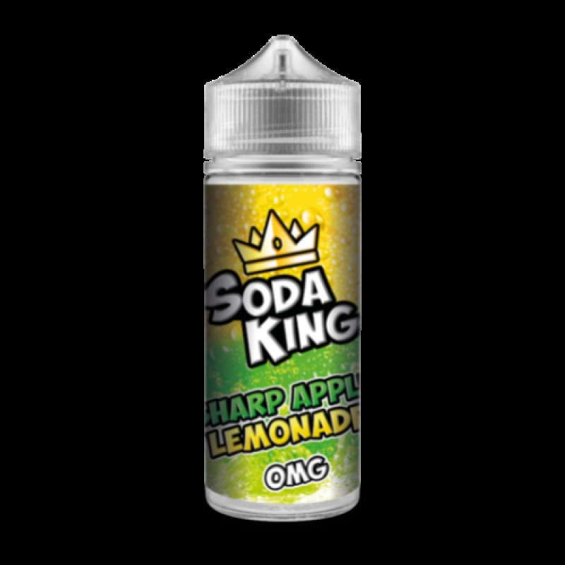Sharp Apple Lemonade - Soda King 100ml Shortfill -...