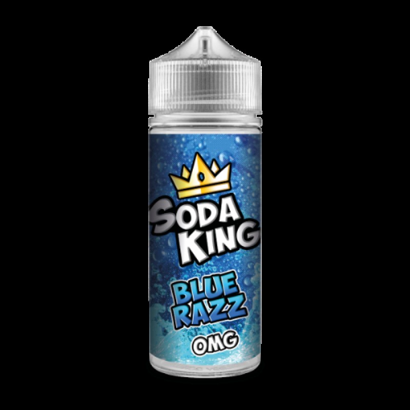 Blue Razz - Soda King 100ml Shortfill - 0mg - 70VG...