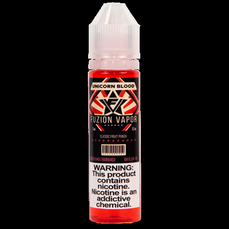 Fuzion Vapor 50ml Shortfill Unicorn Blood