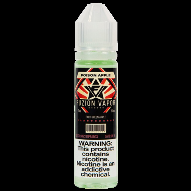 Fuzion Vapor 50ml Shortfill Poison Apple