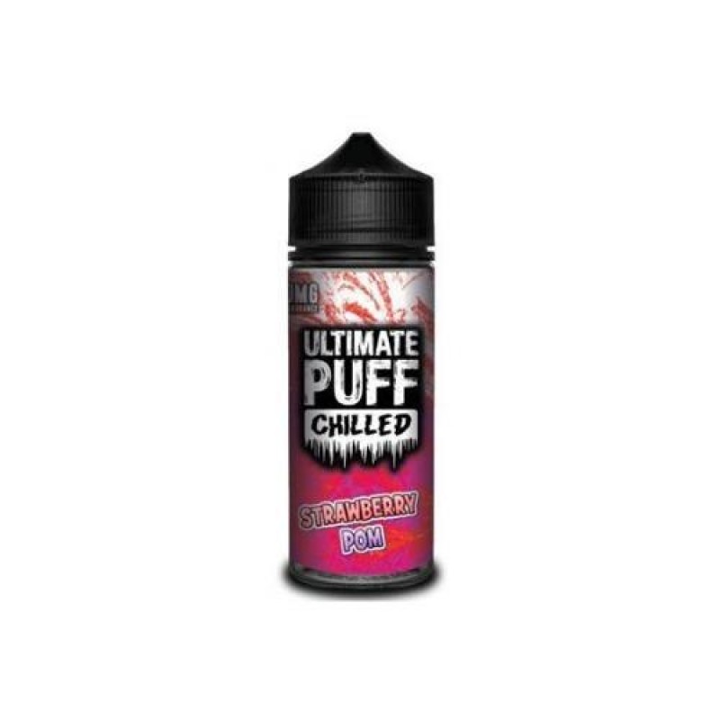 Ultimate Puff Chilled Strawberry Pom 100ml Shortfi...