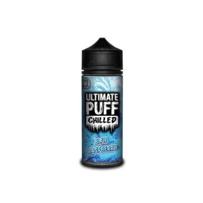 Ultimate Puff Chilled Blue Raspberry 100ml Shortfi...