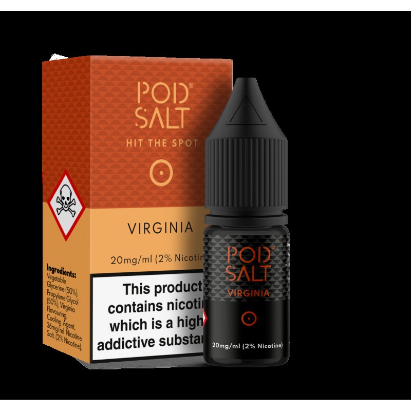 Virginia Nicotine Salt E-Liquid - Pod Salt