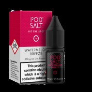 Watermelon Breeze Nicotine Salt E-Liquid - Pod Sal...