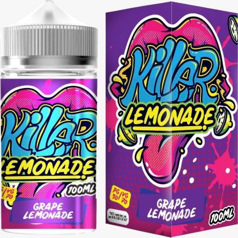 Killer Lemonade Grape Lemonade 100ml Shortfill E-L...