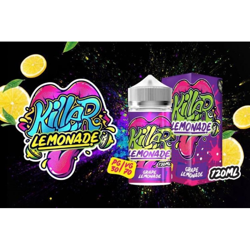 Killer Lemonade Grape Lemonade 100ml Shortfill E-Liquid
