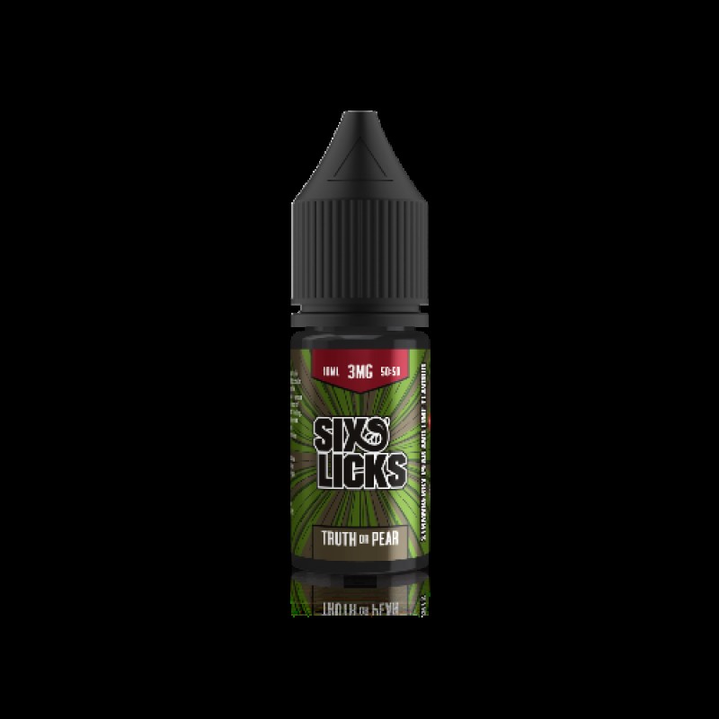 Truth or Pear By Six Licks 50/50 E-Liquids