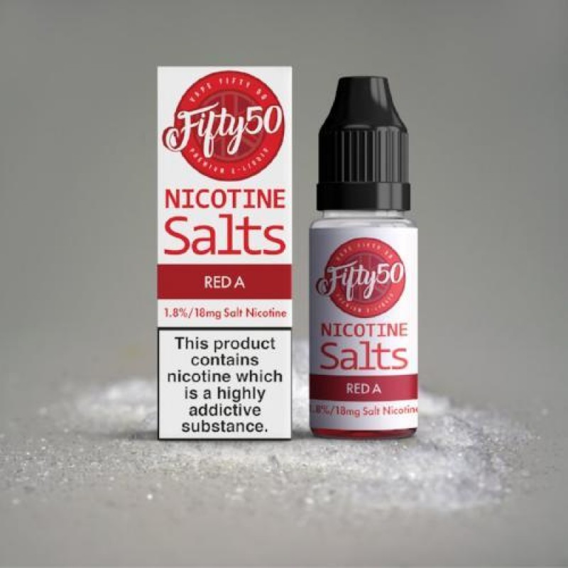 Red A Fifty 50 Nic Salt 10ML