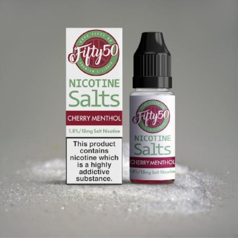 Cherry Menthol Fifty 50 Nic Salt 10ML