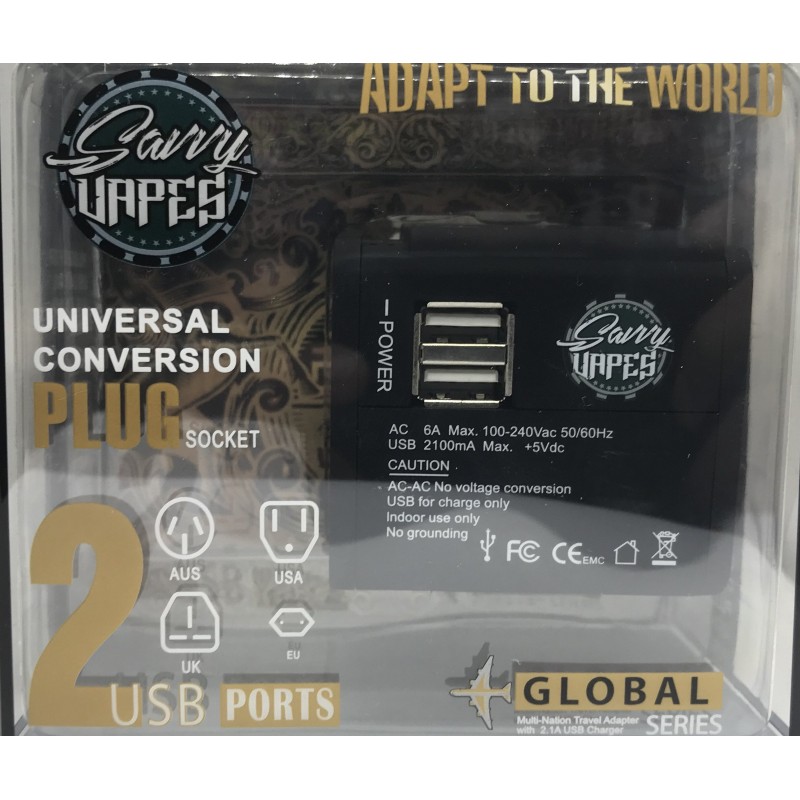 Savvy Vapes Universal Plug Socket